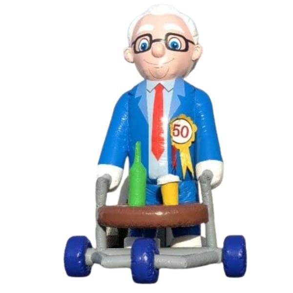 Abraham met giga rollator